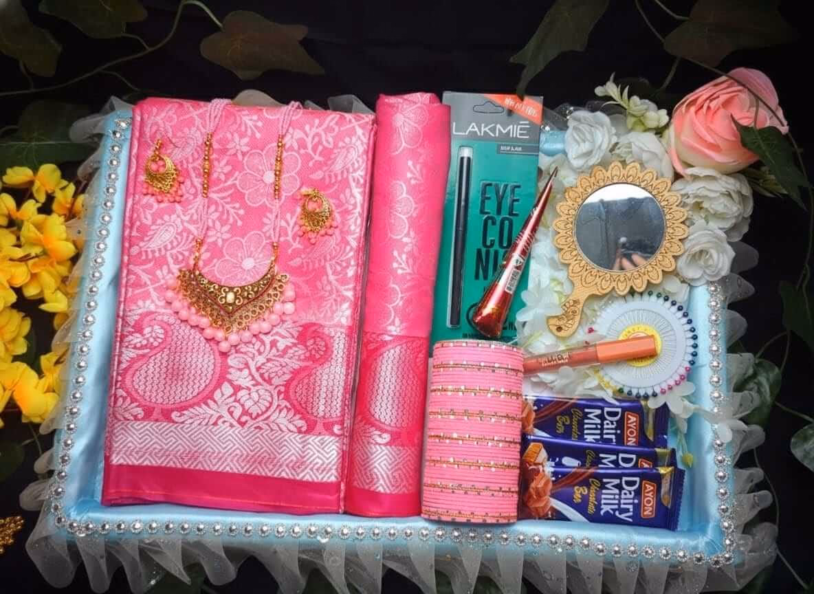 kanchi katan saree combo — image 2
