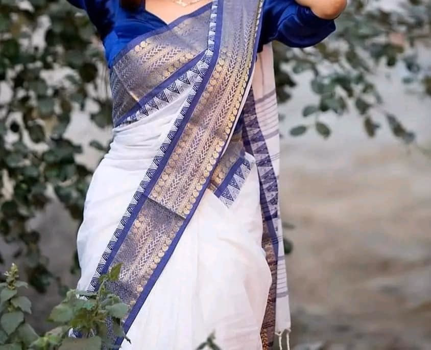 Tangailer pure suti saree combo — image 3
