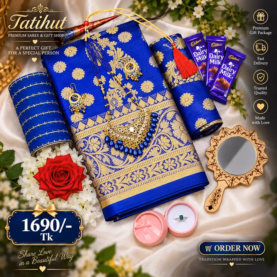 Best Saree combo package for gift. pmk45