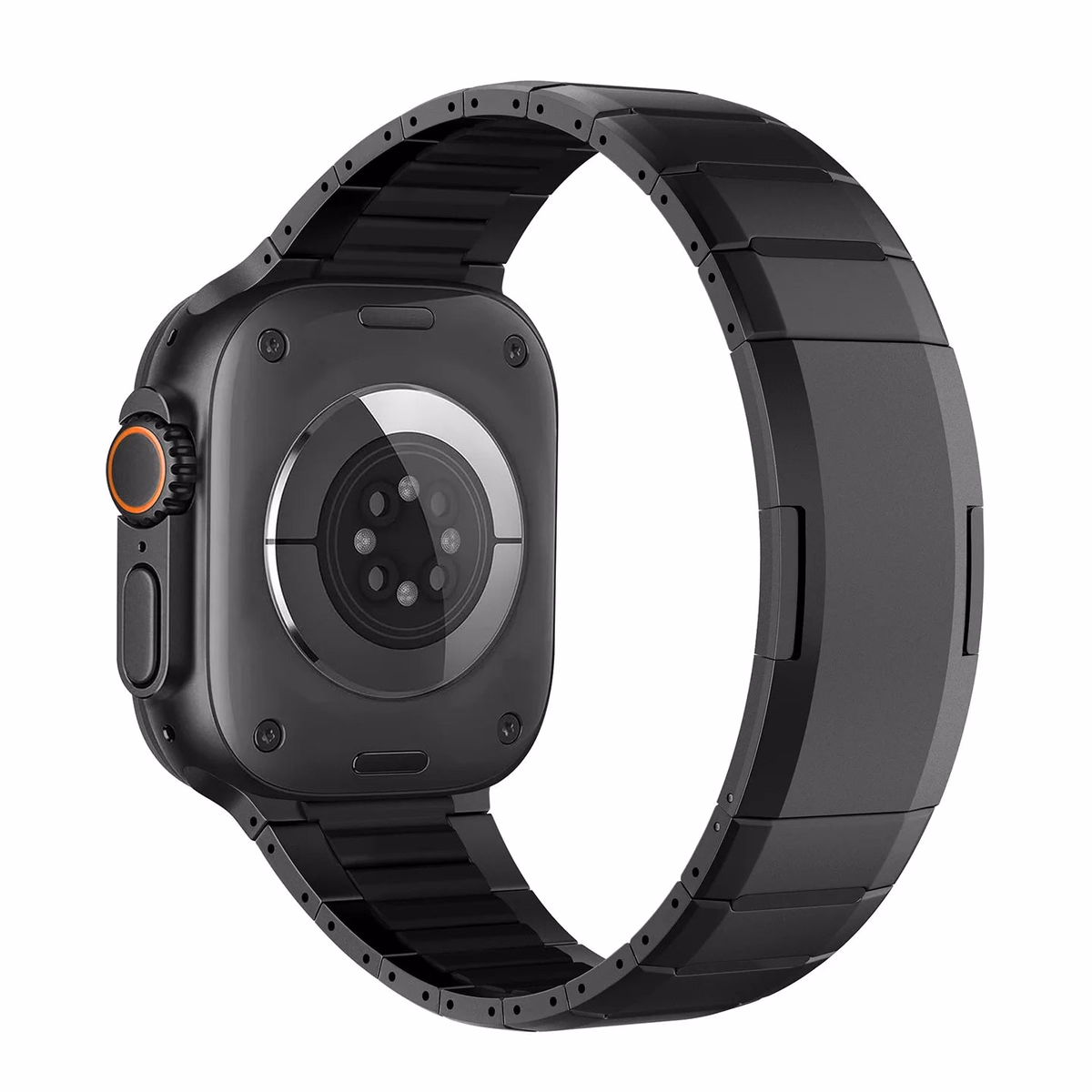 New Fluororubber Stainless Steel Watch Strap for Apple Watch S10/11 — image 6