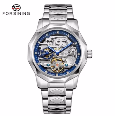 Forsining 199A Classy Design Skeleton Transparent Golden Stainless — image 2