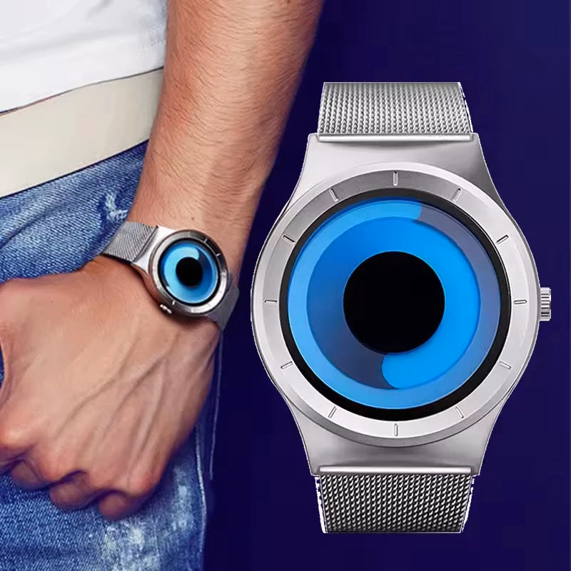 Sinobi S9659G Watch Business Dial Design Steel Mesh Band Sport — image 6