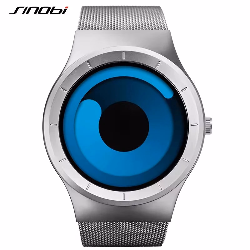 Sinobi S9659G Watch Business Dial Design Steel Mesh Band Sport — image 9