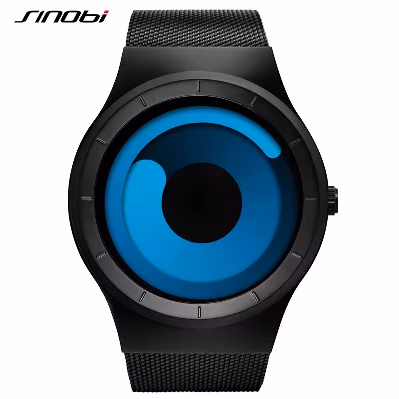 Sinobi S9659G Watch Business Dial Design Steel Mesh Band Sport — image 8