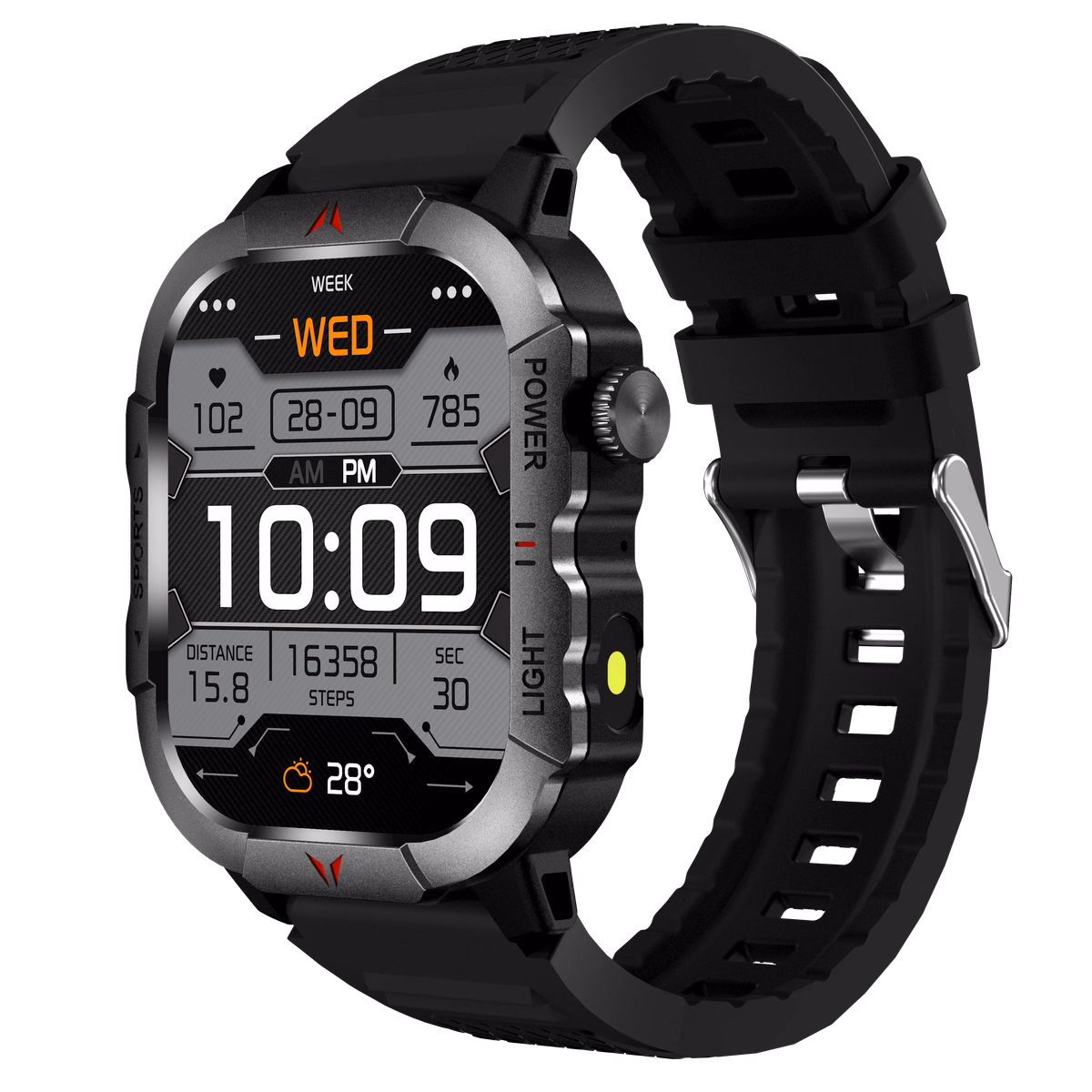 X31 New Smart LED Light Fitness Tracker Watch Square IPS Screen — image 6