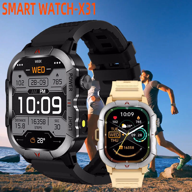 X31 New Smart LED Light Fitness Tracker Watch Square IPS Screen — image 3