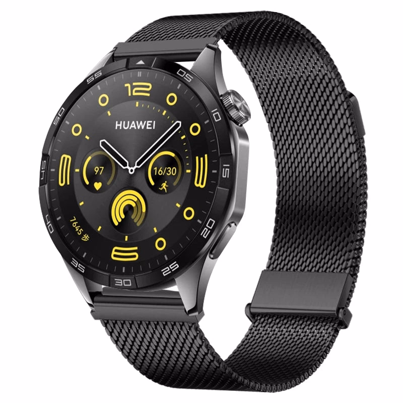 RYB 22mm Bracelet En Acier Inoxydable Tresse Montre Bracelet for — image 2