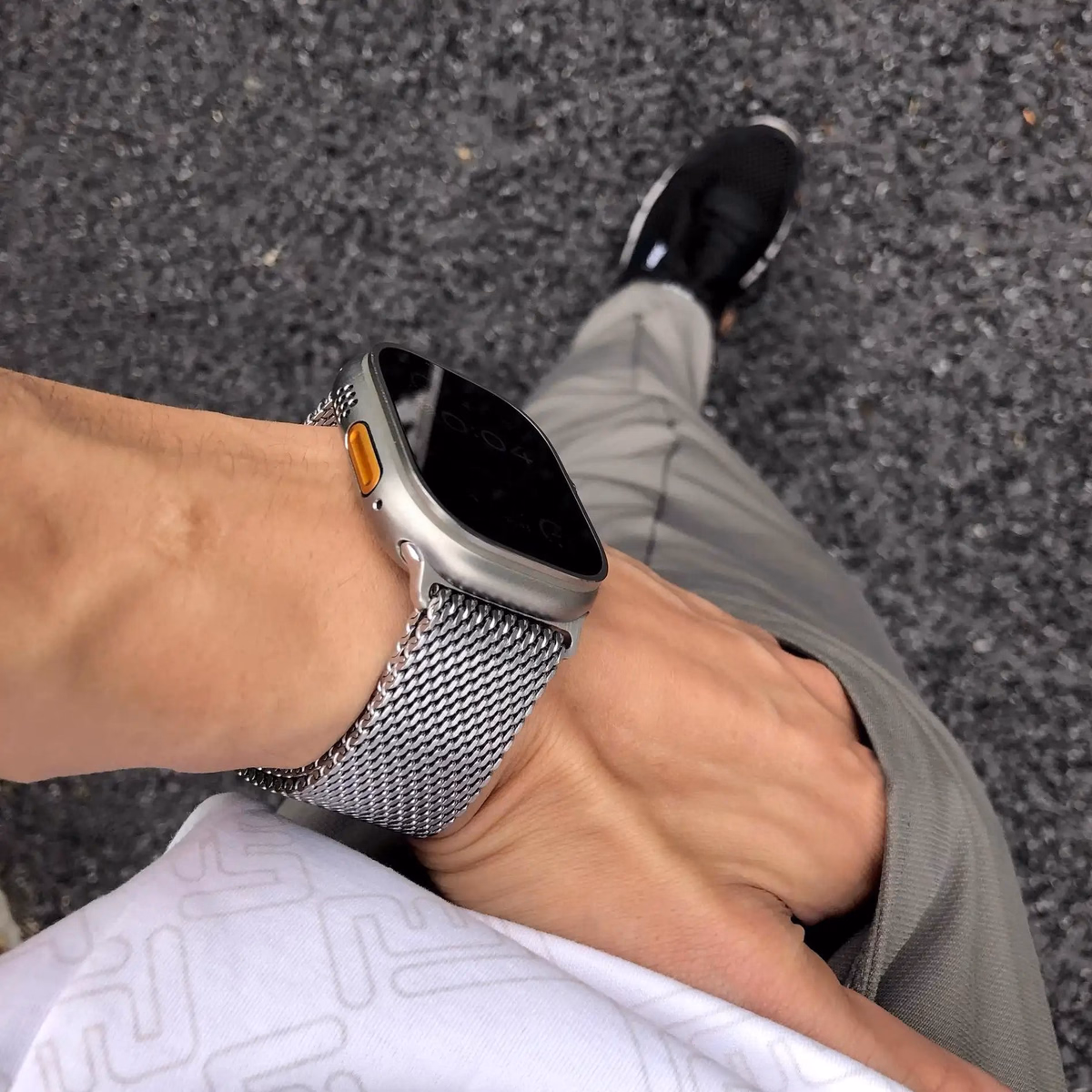 Casual Breathable Coarse Mesh Milanese Loop Magnetic Stainless for — image 6
