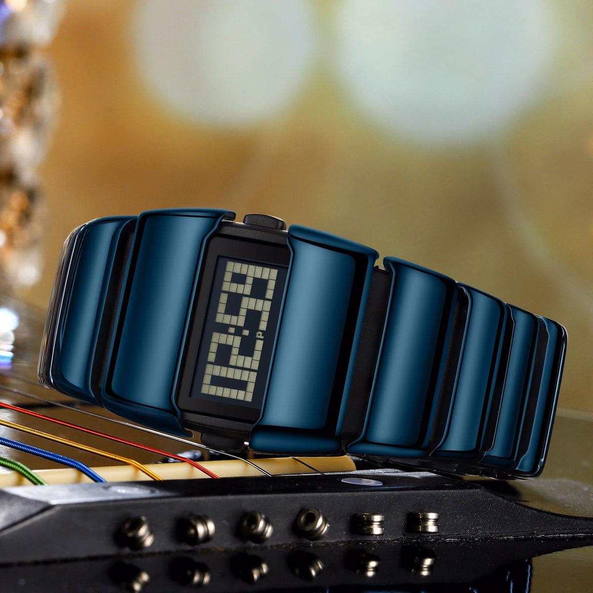 Poedagar E126 Creative LED Digital Watch Men Stainless Steel Strap — image 6