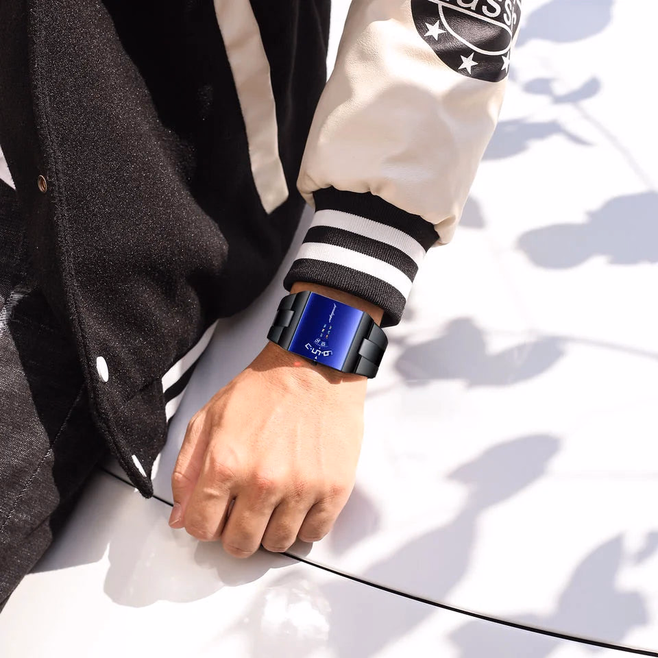 Poedagar 857 High Quality Square Dial Design Stainless Steel Band — image 5