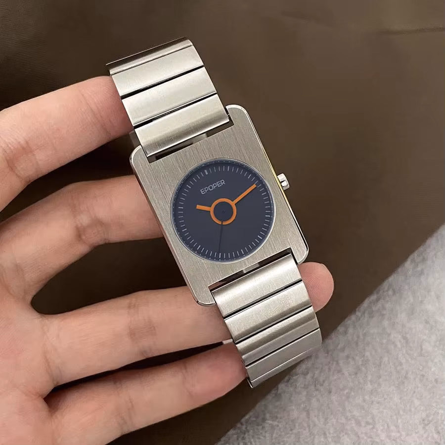 Elegant Square Quartz Watch Stainless Steel Luxury Wristwatch — image 7