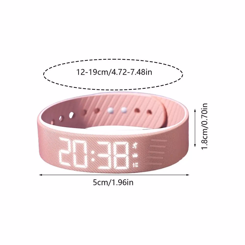 OLED Digital Alarm Watch Sleep Tracker Silent Vibration Activity — image 9