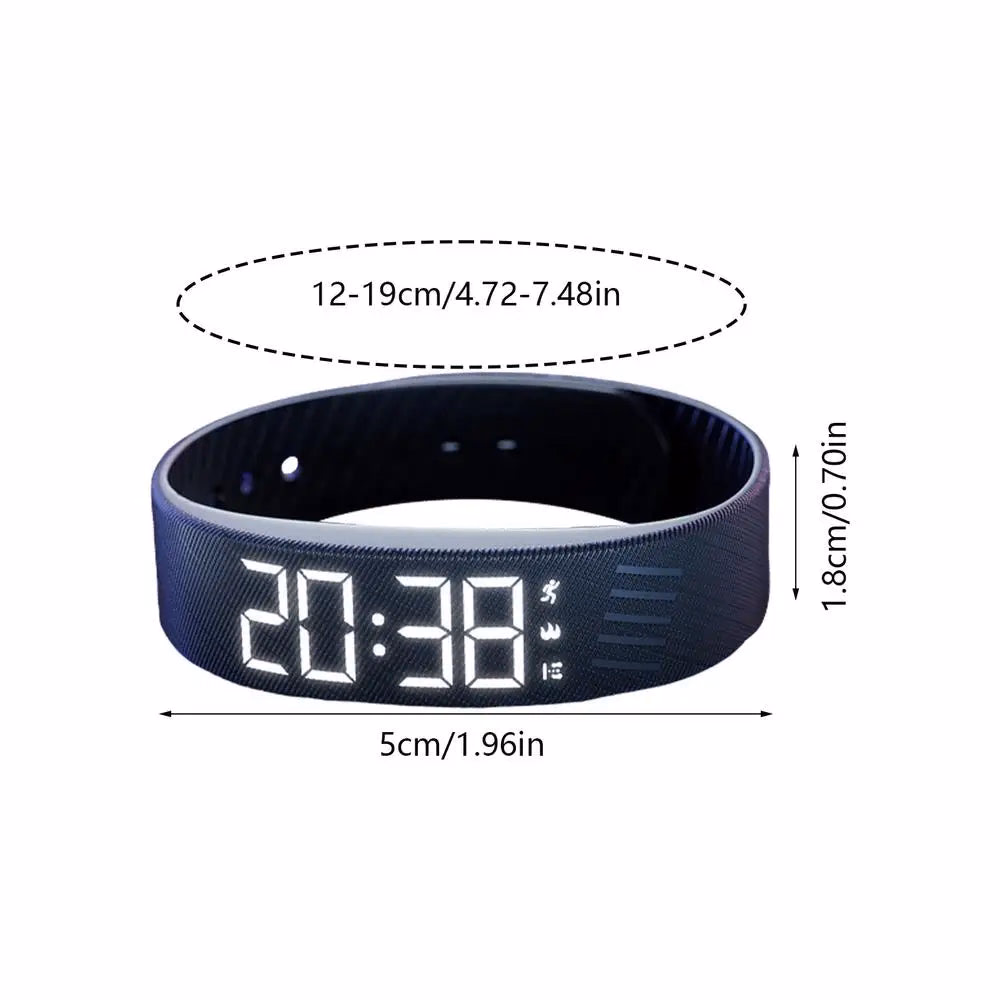 OLED Digital Alarm Watch Sleep Tracker Silent Vibration Activity — image 10