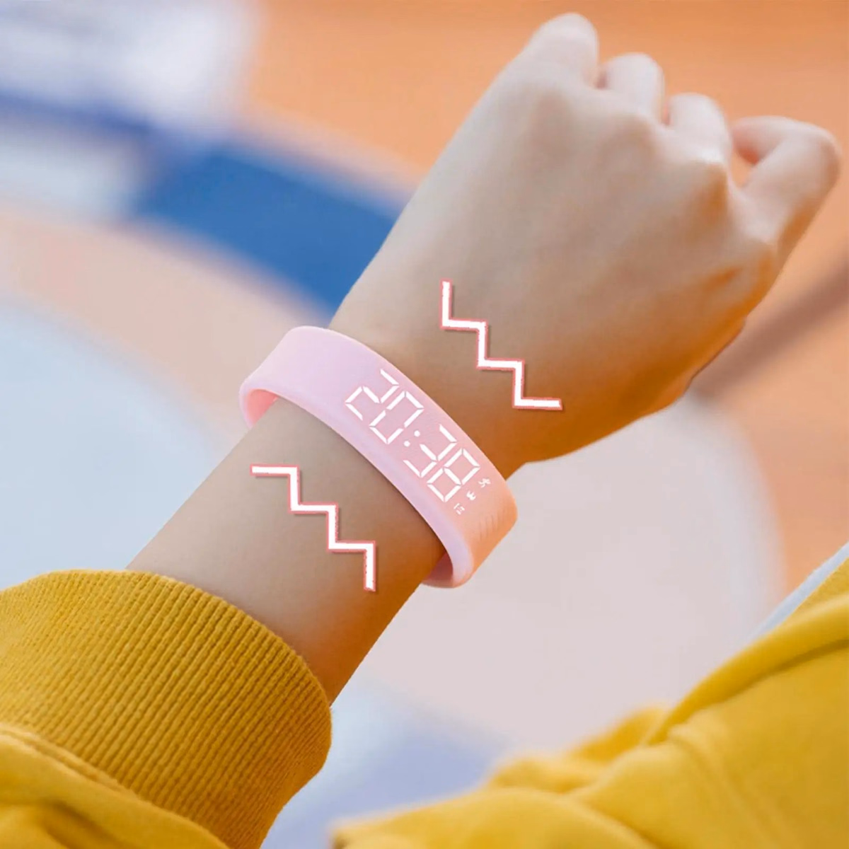 OLED Digital Alarm Watch Sleep Tracker Silent Vibration Activity — image 6