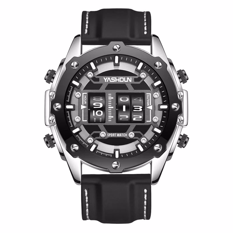 Trendy Personalized Multifunctional Men's Watch Sports Silicone Tape — image 7