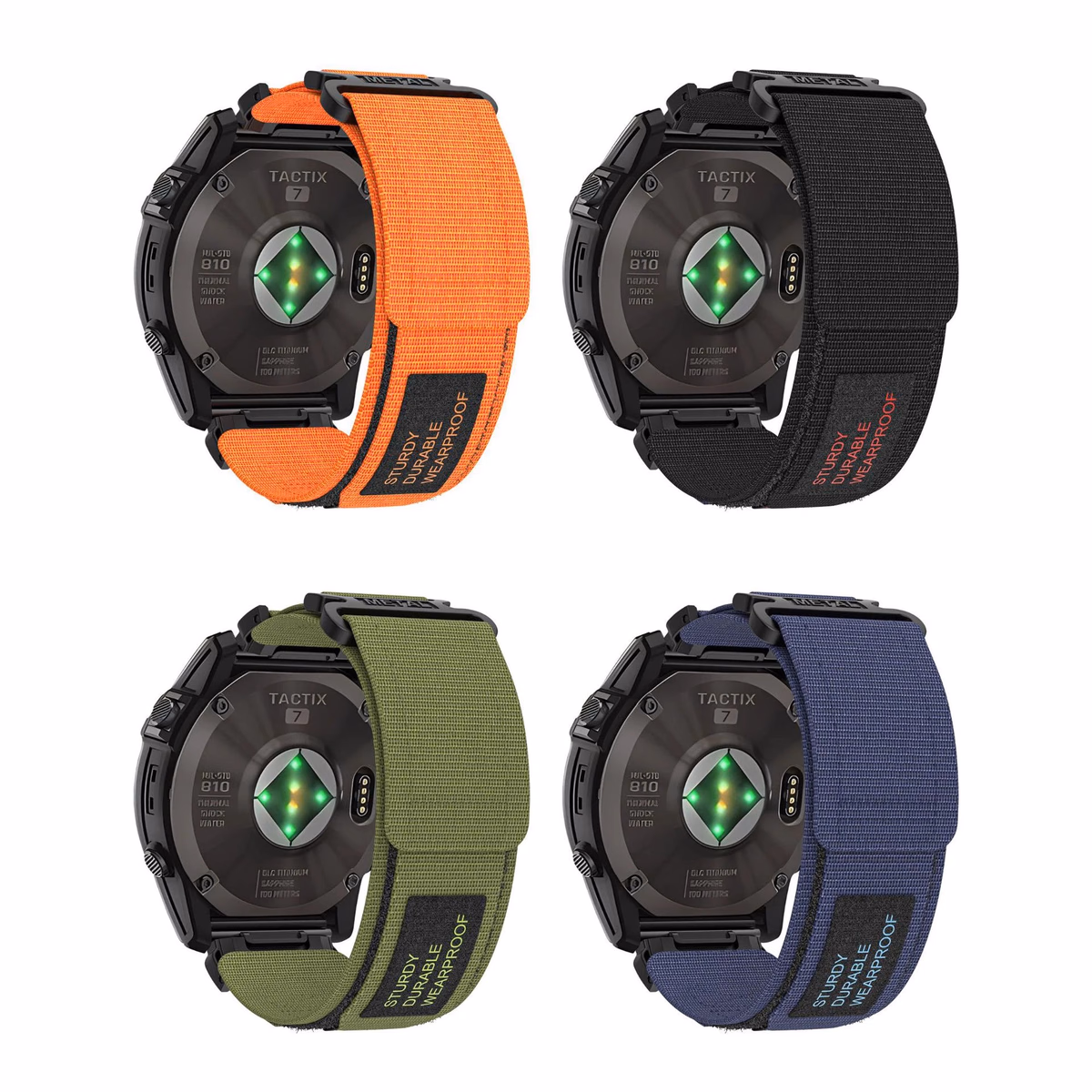 Chungming Outdoor Rugged Woven Nylon Sport Adjustable Watch Band — image 6
