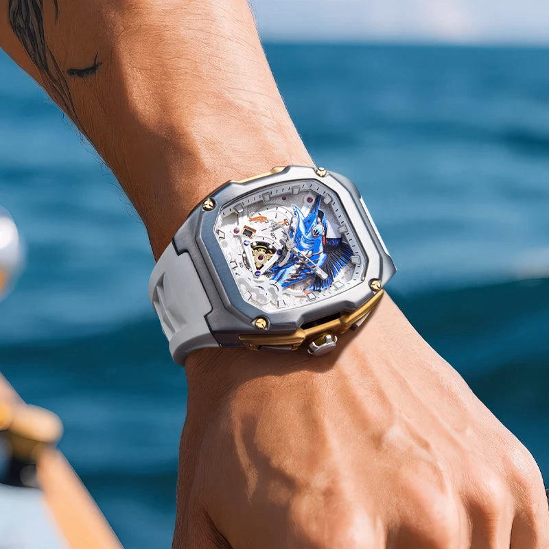 LILUOKE Super Luxury Man Watch Quartz Watches Waterproof Hot Style for Man Fishing Watch Sea Fishing — image 3