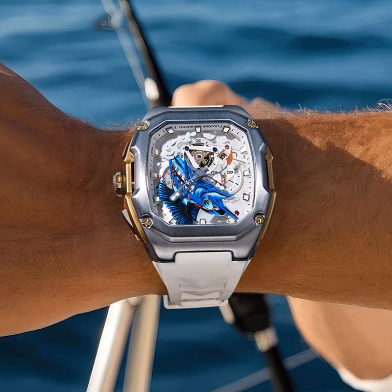 LILUOKE Super Luxury Man Watch Quartz Watches Waterproof Hot Style for Man Fishing Watch Sea Fishing — image 4
