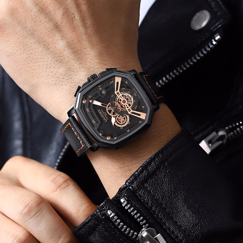 LILUOKE Man Watch Quartz Movement Waterproof Watches for Man Summer Watch Rejos Classic Model — image 2