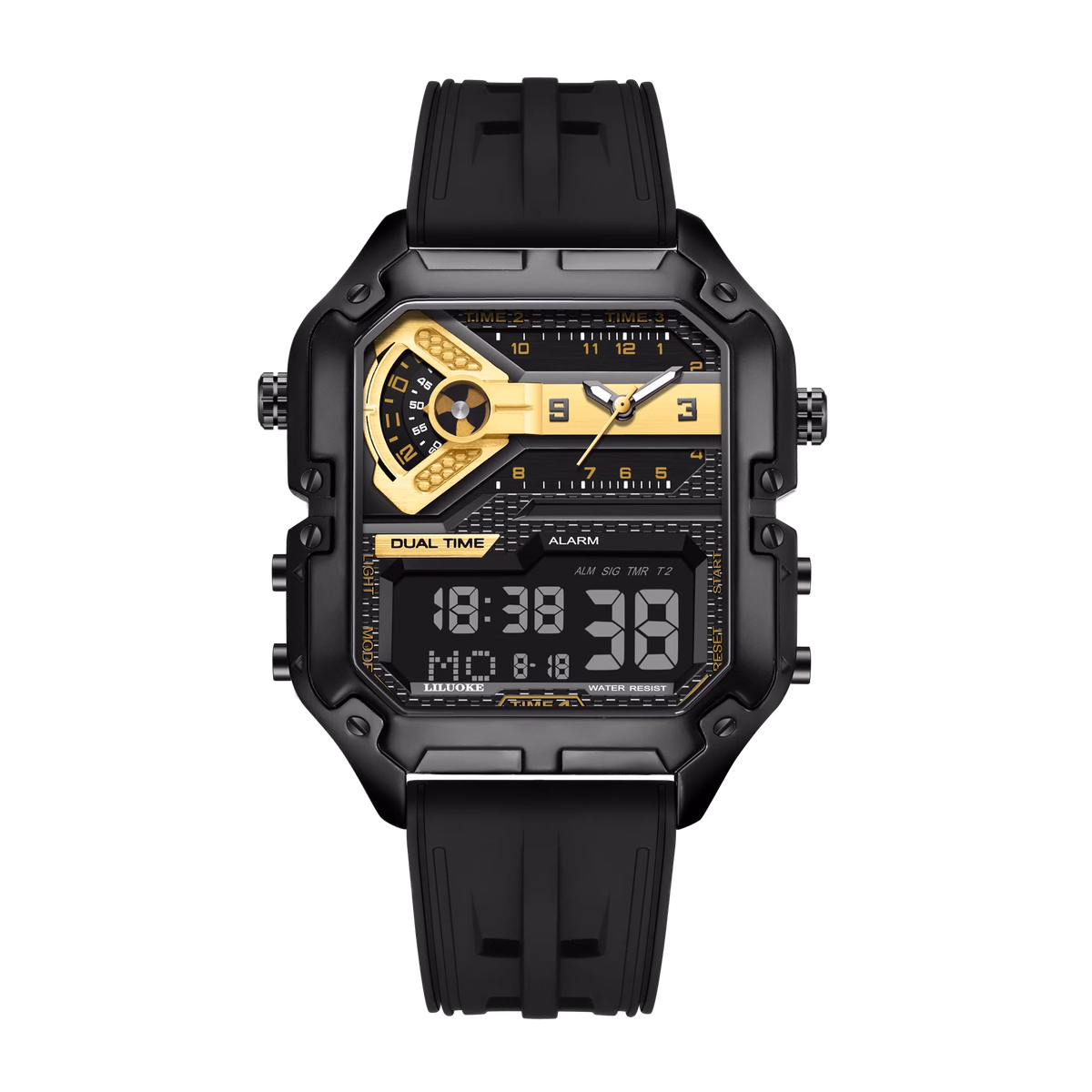 LILUOKE Man Watch Quartz Movement Waterproof Watches for Man Summer Rejos — image 9