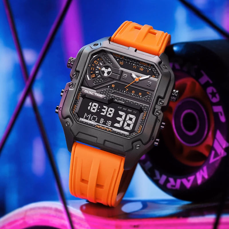 LILUOKE Man Watch Quartz Movement Waterproof Watches for Man Summer Rejos — image 3