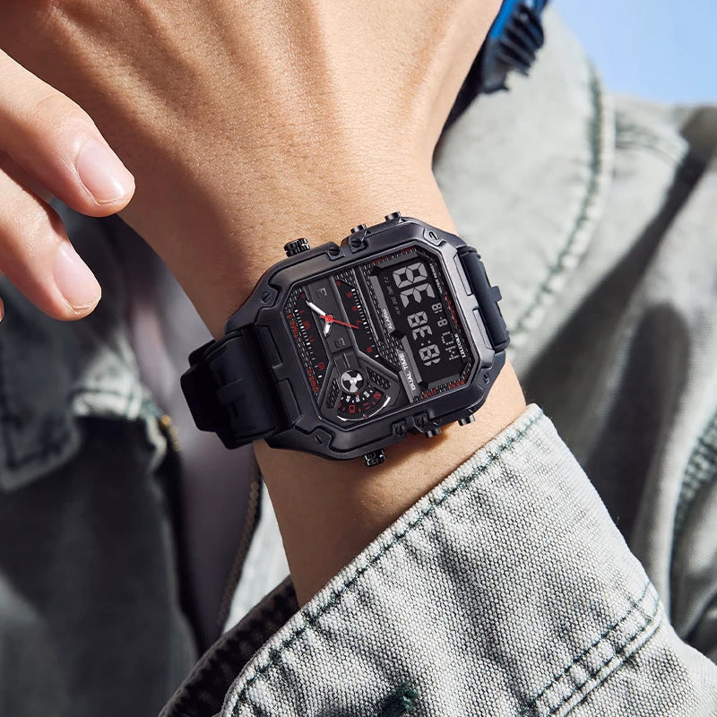 LILUOKE Man Watch Quartz Movement Waterproof Watches for Man Summer Rejos — image 6