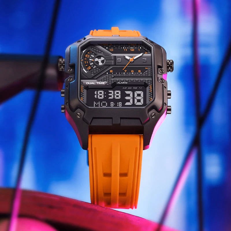 LILUOKE Man Watch Quartz Movement Waterproof Watches for Man Summer Rejos — image 2