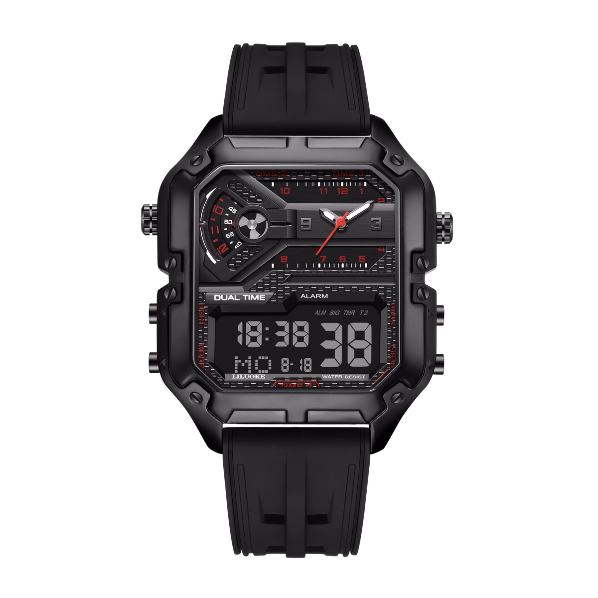 LILUOKE Man Watch Quartz Movement Waterproof Watches for Man Summer Rejos — image 11