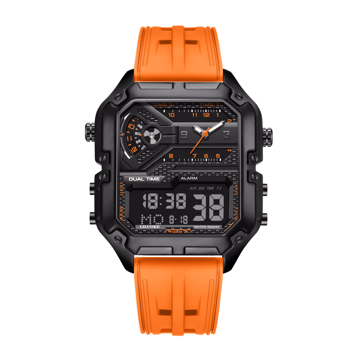 LILUOKE Man Watch Quartz Movement Waterproof Watches for Man Summer Rejos — image 7