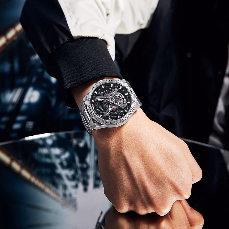 LILUOKE Luxury Top Brand Men Watches — image 5