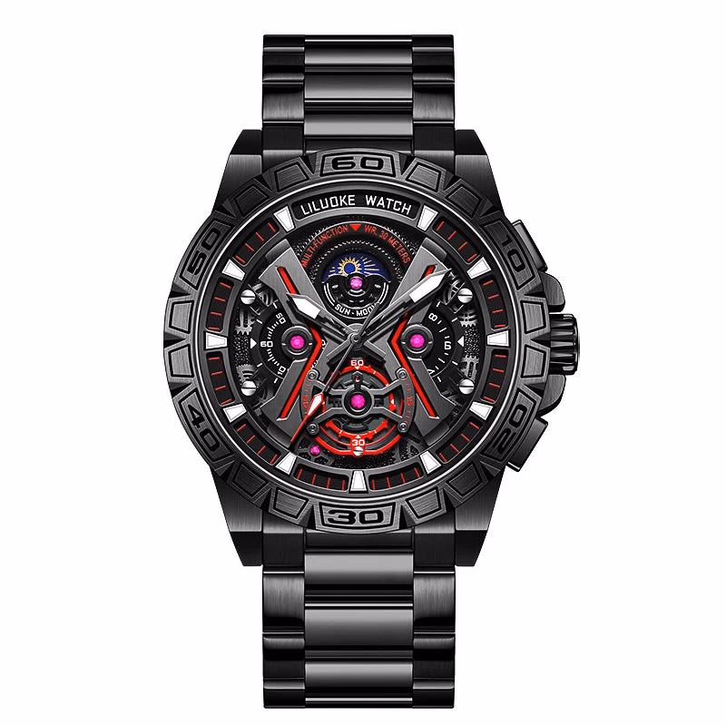 LILUOKE Luxury Top Brand Men Watches — image 9