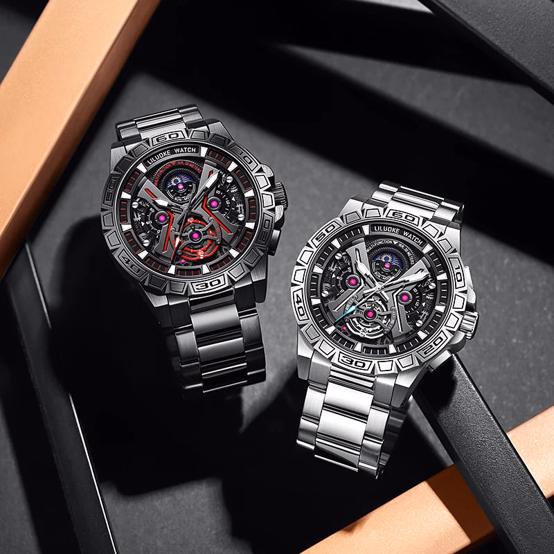 LILUOKE Luxury Top Brand Men Watches — image 6