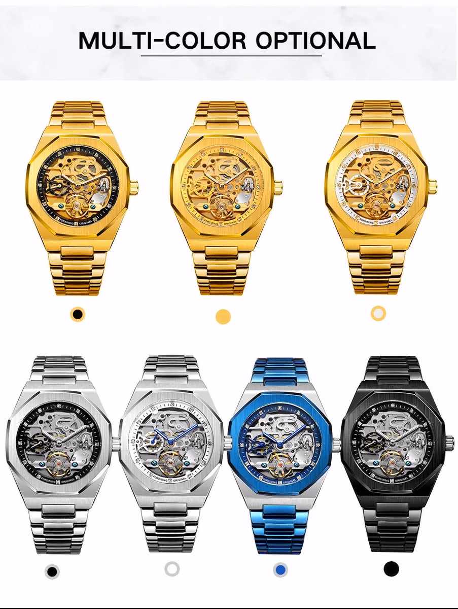 Luxury Skeleton Mechanical Watch  Automatic Watch for Men — image 6