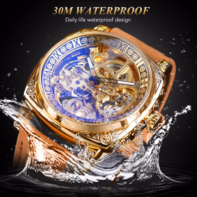 Luxury Men's Automatic Skeleton Watch — image 4