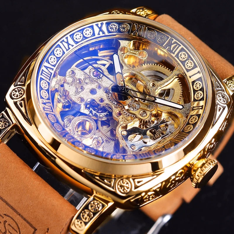 Luxury Men's Automatic Skeleton Watch — image 6