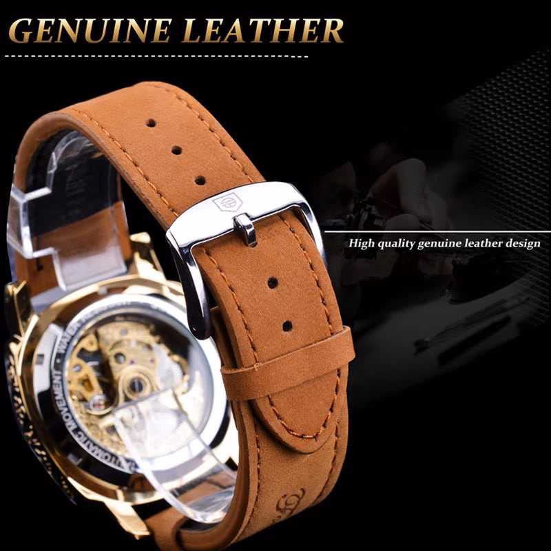Luxury Men's Automatic Skeleton Watch — image 2