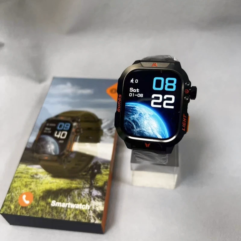 2026 Stainless Steel Waterproof Smartwatch with Bluetooth — image 3