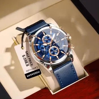 POEDAGAR Luxury Sports Men's Chronograph Watch