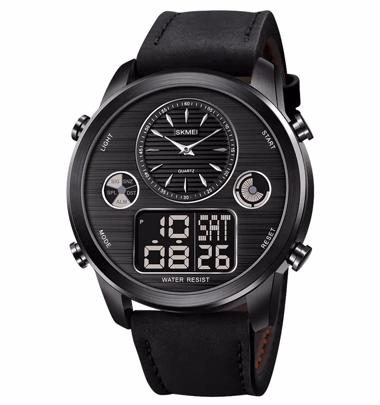 Skmei 1653 Analog Digital Leather Watches — image 10