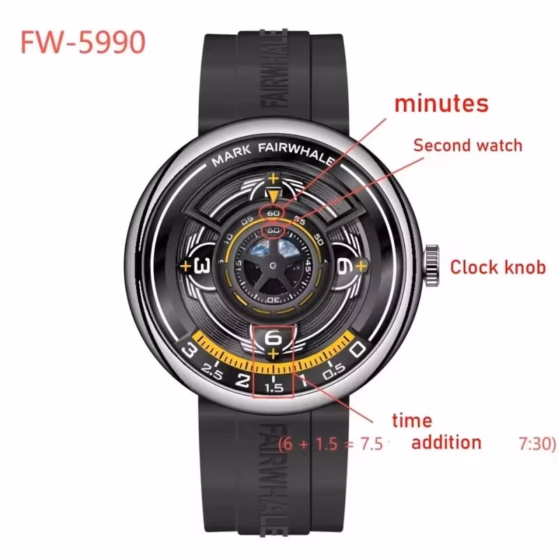Mark Fairwhale FW-5990 Luxury Men's Quartz Watch — image 4