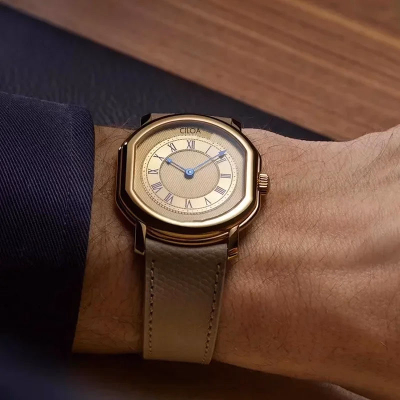 CILOA Gold Custom Men's Retro Watch - Waterproof Quartz — image 3
