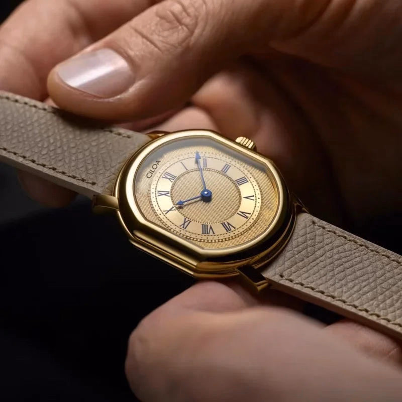 CILOA Gold Custom Men's Retro Watch - Waterproof Quartz — image 4