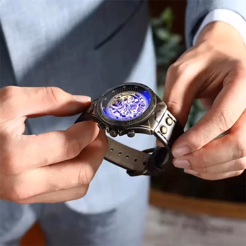 FNGEEN A275 Luxury Retro Men's Automatic Watch — image 5