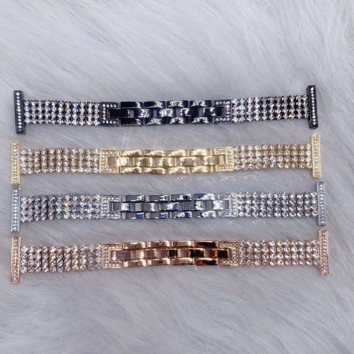 Elegant Diamond Apple Watch Bracelet Band — image 5