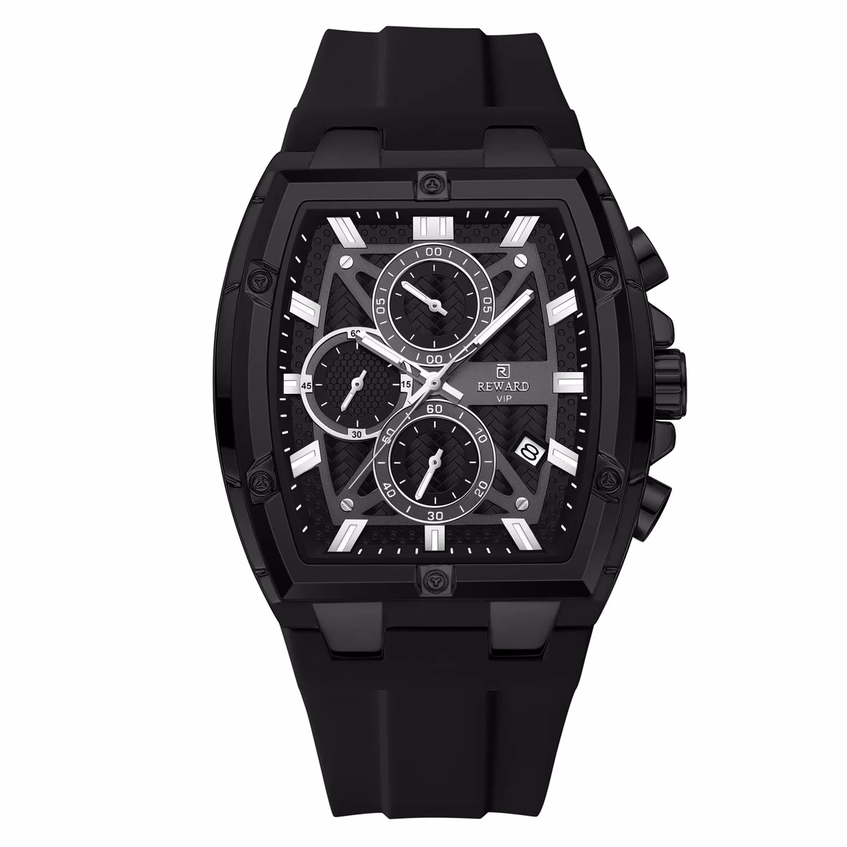 Luxury Men's Square Quartz Watch with Calendar — image 7