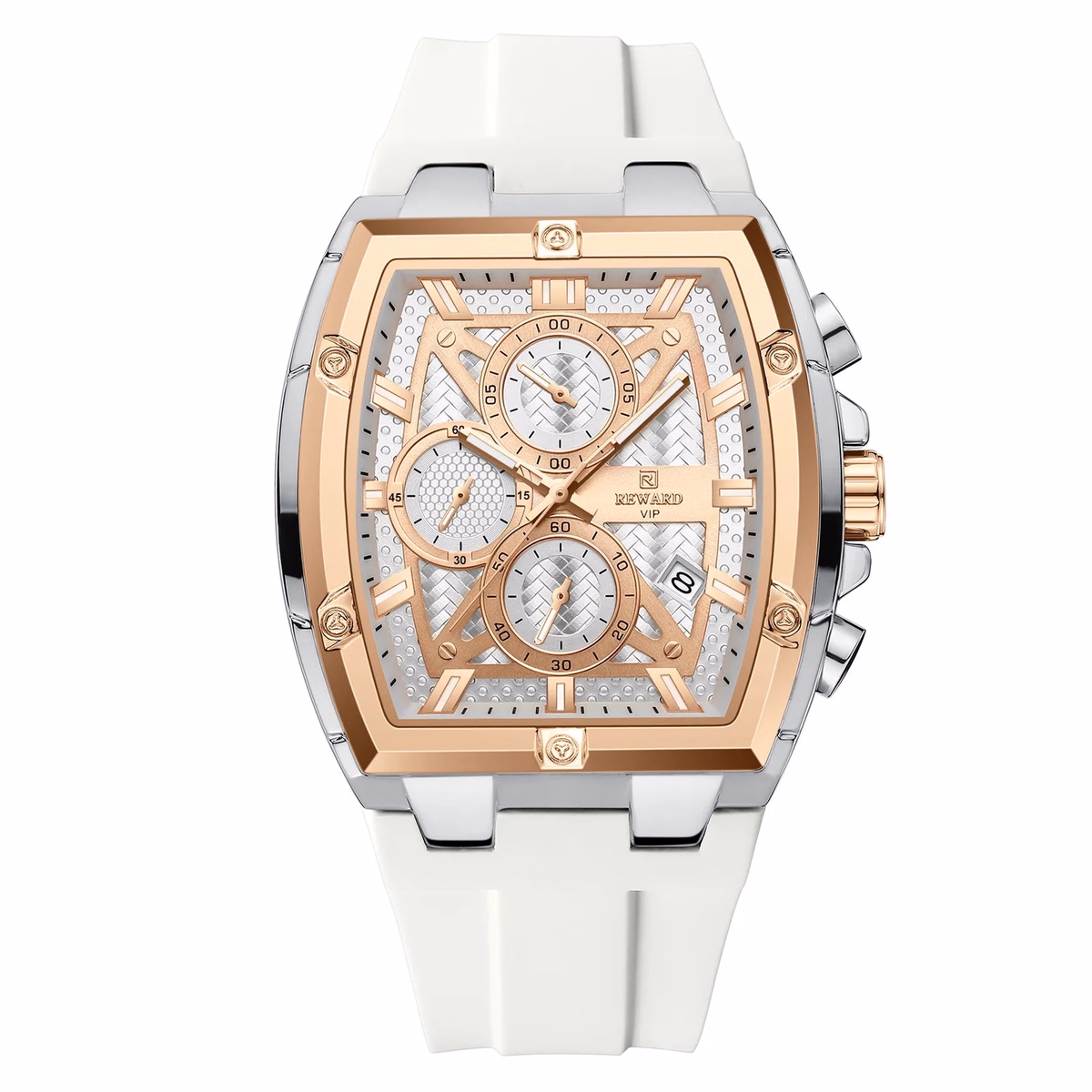 Luxury Men's Square Quartz Watch with Calendar — image 10