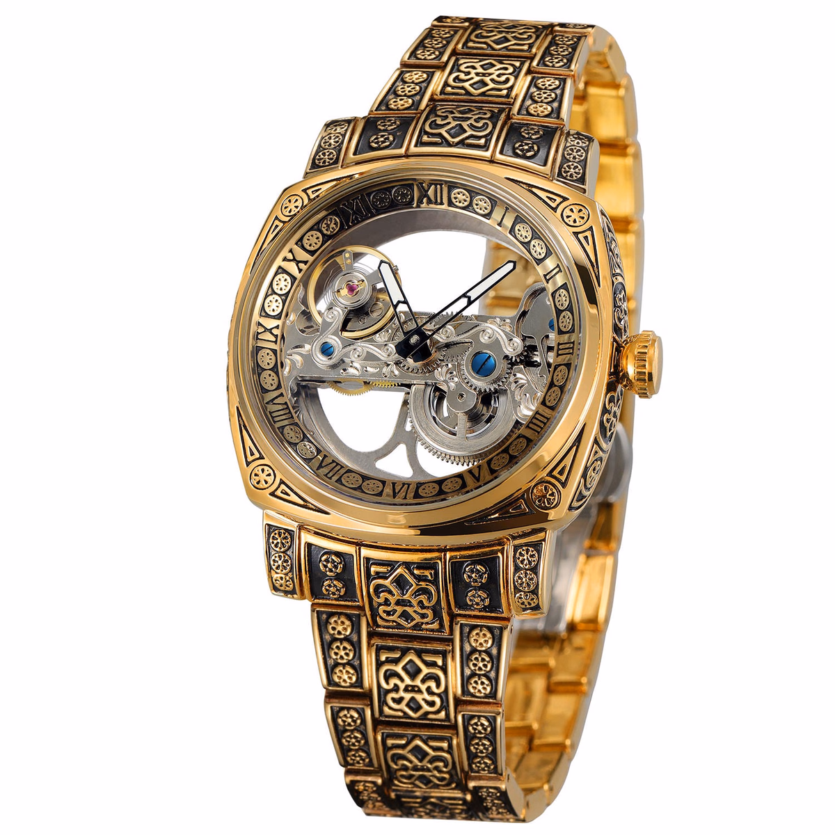 Luxury Men's Skeleton Mechanical Watch — image 3