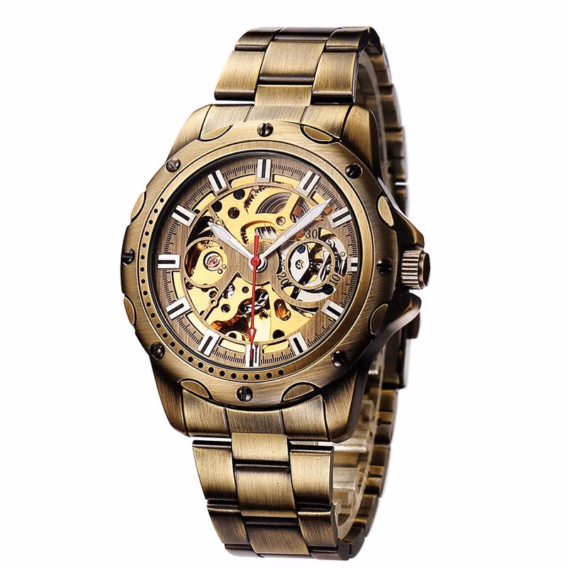 Shenhua Antique Copper Mechanical Men's Watch — image 9