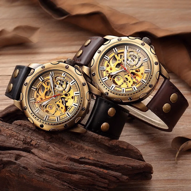 Shenhua Antique Copper Mechanical Men's Watch