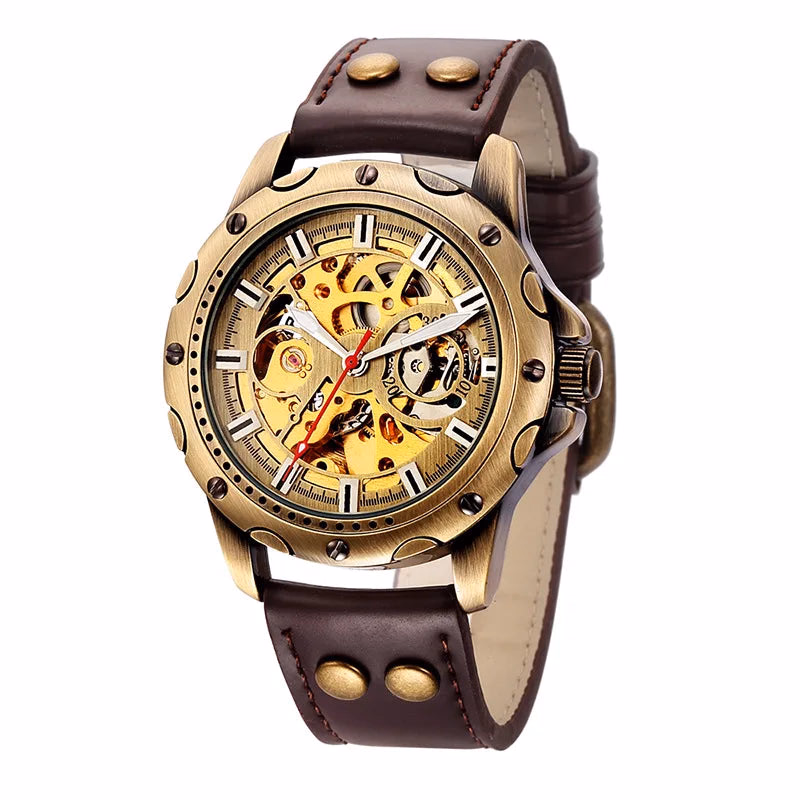 Shenhua Antique Copper Mechanical Men's Watch — image 8